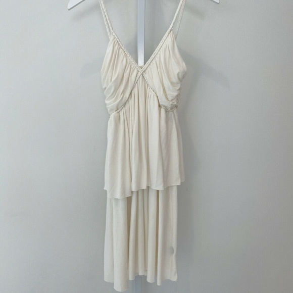 RACHEL PALLY IVORY MODAL SPANDEX DRESS SIZE MEDIUM - Picture 9 of 16